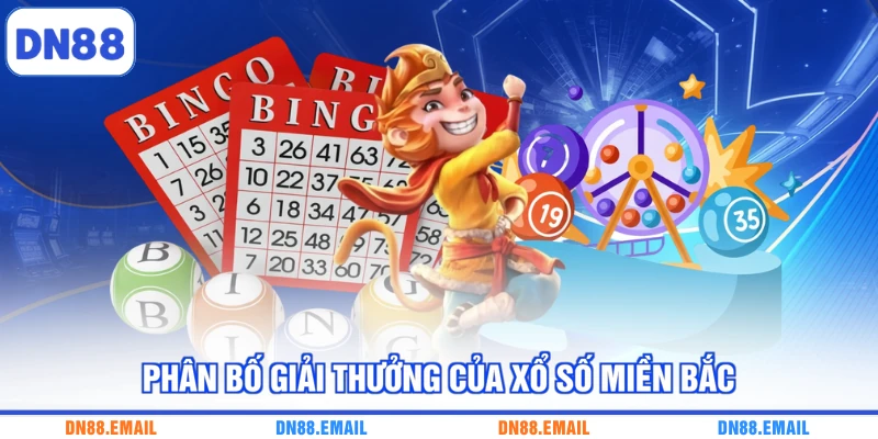 Phân bố giải thưởng của xổ số miền Bắc